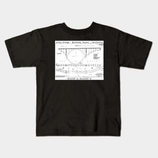 Bixby Bridge General Plans Kids T-Shirt